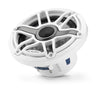 JL Audio M6 Series 6.5" Marine Coaxial Speakers w/Gloss White Sport Grille & Transflective™ LED Lighting - M6-650X-S-GwGw-i