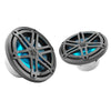 JL Audio M3 Series 7.7" Marine Coaxial Speakers w/Grey Metallic Sport Grilles w/RGB LED Lighting - M3-770X-S-Gm-i