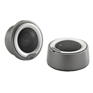 JL Audio M6 Series 1" Marine Component Tweeters with sleek design for high output and wide dispersion.