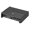 JL Audio XDM500/3 500w 3 Channel Amplifier showcasing compact design and multiple connection options.