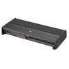 JL Audio XDM800/8 800w 8 Channel Amplifier back view with multiple inputs and outputs for optimal audio performance.