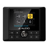 MMR-40 Wired NMEA 2000 Network Controller by JL Audio with touch display and source selection buttons.