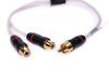 FUSION MS-RCAYF Premium RCA Splitter - 1 Male to 2 Female