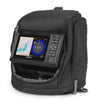 Garmin ECHOMAP UHD2 53cv ice fishing bundle displayed in a portable carrying case with a vibrant screen.