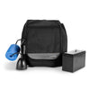 Garmin portable carrying case with transducer and battery for ECHOMAP UHD2 73sv Ice Bundle.