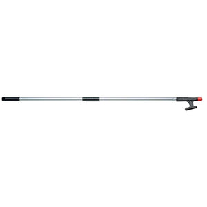 Garelick 4 ft. boat hook with durable aluminum construction and poly head, ideal for marine use, made in the USA.