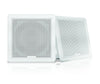 Fusion FM-F65SW 6.5" White Square Flush Mount Speakers