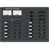 Blue Sea 8068 DC 13 Position Toggle Branch Circuit Breaker Panel - White Switches