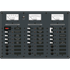 Blue Sea 8084 AC Main +6 Positions/DC Main +15 Positions Toggle Circuit Breaker Panel - White Switches