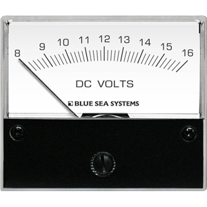 Blue Sea 8003 DC Analog Voltmeter - 2-3/4" Face, 8-16 Volts DC