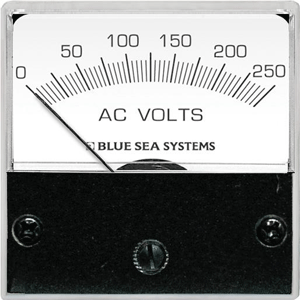 Blue Sea 8245 AC Analog Micro Voltmeter - 2" Face, 0-250 Volts AC