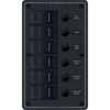 Blue Sea 8373 Water Resistant 6 Position - Black - Vertical Mount Panel