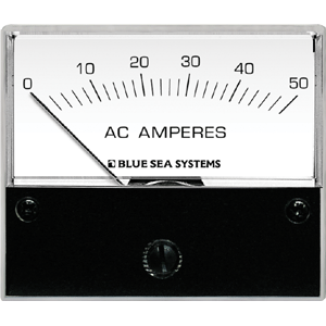 Blue Sea 9630 AC Analog Ammeter 0-50 Amperes AC