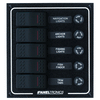 Paneltronics Waterproof DC 5 Position Lighted Rocker & Fuse