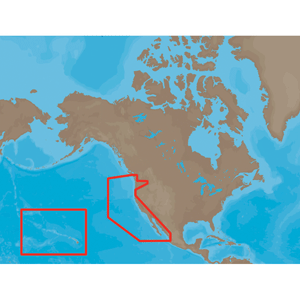 C-MAP MAX NA-M024 - U.S. West Coast & Hawaii - C-Card