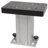 Cannon Aluminum Fixed Base Downrigger Pedestal - 6"