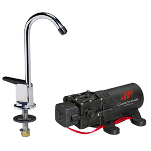 Johnson Pump 1.1 Pump/Faucet Combo 12V