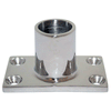 Whitecap 1" O.D. 90 Rectangle Base SS Rail Fitting