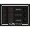 Paneltronics Waterproof Panel - DC 3-Position Illuminated Rocker Switch & Fuse