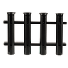 TACO 4-Rod Poly Rod Rack - Black