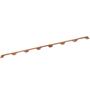 Whitecap Teak Handrail - 7 Loops - 73"L