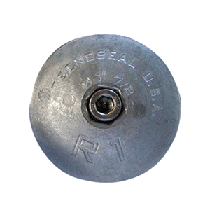 Tecnoseal R1AL Rudder Anode - Aluminum - 1-7/8" Diameter