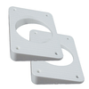 TACO Wedge Plates f/Grand Slam Outriggers - White