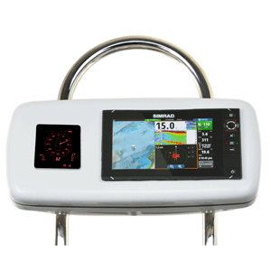 NavPod GP2040-13 SystemPod Pre-Cut f/Simrad NSS9 evo2 or B&G Zeus 9 & 1 Instrument f/12" Wide Guard