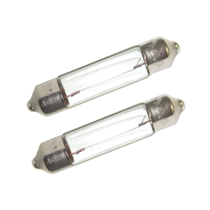 Perko Double Ended Festoon Bulbs - 12V, 10W, .80A - Pair