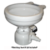 Raritan Sea Era Toilet - Marine Size - Remote Intake Pump - Straight & 90° Discharge - Smart Toilet Control - 12v