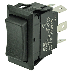 BEP DPDT Rocker Switch - 12V/24V - (ON)/OFF/(ON)