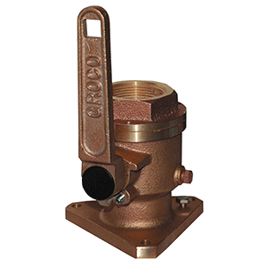 GROCO 3/4" Bronze Flanged Full Flow Seacock