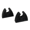 Perko Pole Storage Clips - Black - Pair