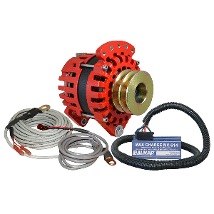 Balmar Alternator 3.15" Dual Foot Saddle Dual V Pulley Regulator & Temp Sensor - 170A Kit - 12V