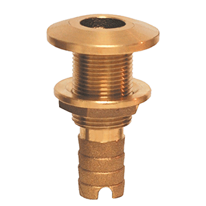 GROCO Bronze Hose Barb Thru-Hull Fitting - 1-1/2"