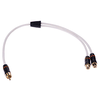 FUSION MS-RCAYF Premium RCA Splitter - 1 Male to 2 Female