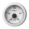 Veratron 52MM (2-1/16") OceanLink Battery Voltage Gauge - 8 to 16V - White Dial & Bezel