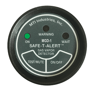 Safe-T-Alert Gas Vapor Alarm UL 2" Instrument Case - Black