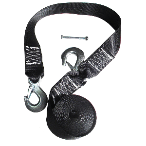 Rod Saver Winch Strap Replacement w/Safety Strap - 16'