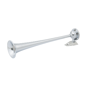 Marinco 24V Chrome Plated Single Trumpet Air Horn