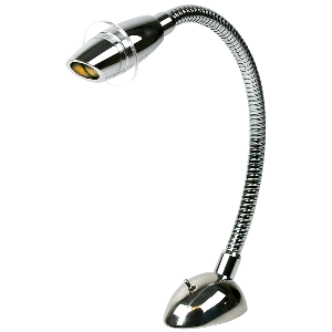 Sea-Dog Deluxe High Power LED Reading Light Flexible w/Switch - Cast 316 Stainless Steel/Chromed Cast Aluminum