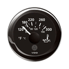 Veratron 52MM (2-1/16") ViewLine Oil Temperature Gauge 120-300°F - Black Dial & Bezel