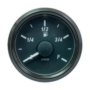 VDO SingleViu 52MM (2-1/16") Fuel Level Gauge - E/F Scale - 90-5 Ohm