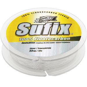 Sufix 100% Fluorocarbon Invisiline™ Leader - 60lb - 33yds