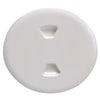 Beckson 5" Twist-Out Deck Plate - White