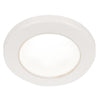 Hella Marine EuroLED 75 3" Round Screw Mount Down Light - White LED - White Plastic Rim - 24V