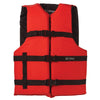 Onyx Nylon General Purpose Life Jacket - Adult Universal - Red