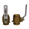 GROCO 1/4" NPT Bronze In-Line Ball Valve