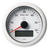 Veratron 3-3/8" (85MM) ViewLine Tachometer w/Multi-Function Display - 0 to 6000 RPM - White Dial & Bezel