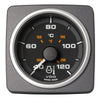 Veratron 2-1/16" (52mm) AcquaLink; Coolant Temp Gauge 120°C/250° - 12-24V - Black Dial &amp; Bezel